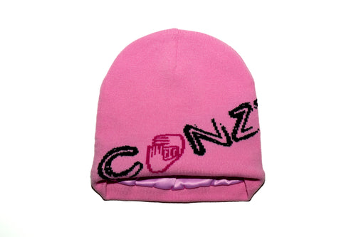 CONZTD® SATIN LINED BEANIE (Pink)