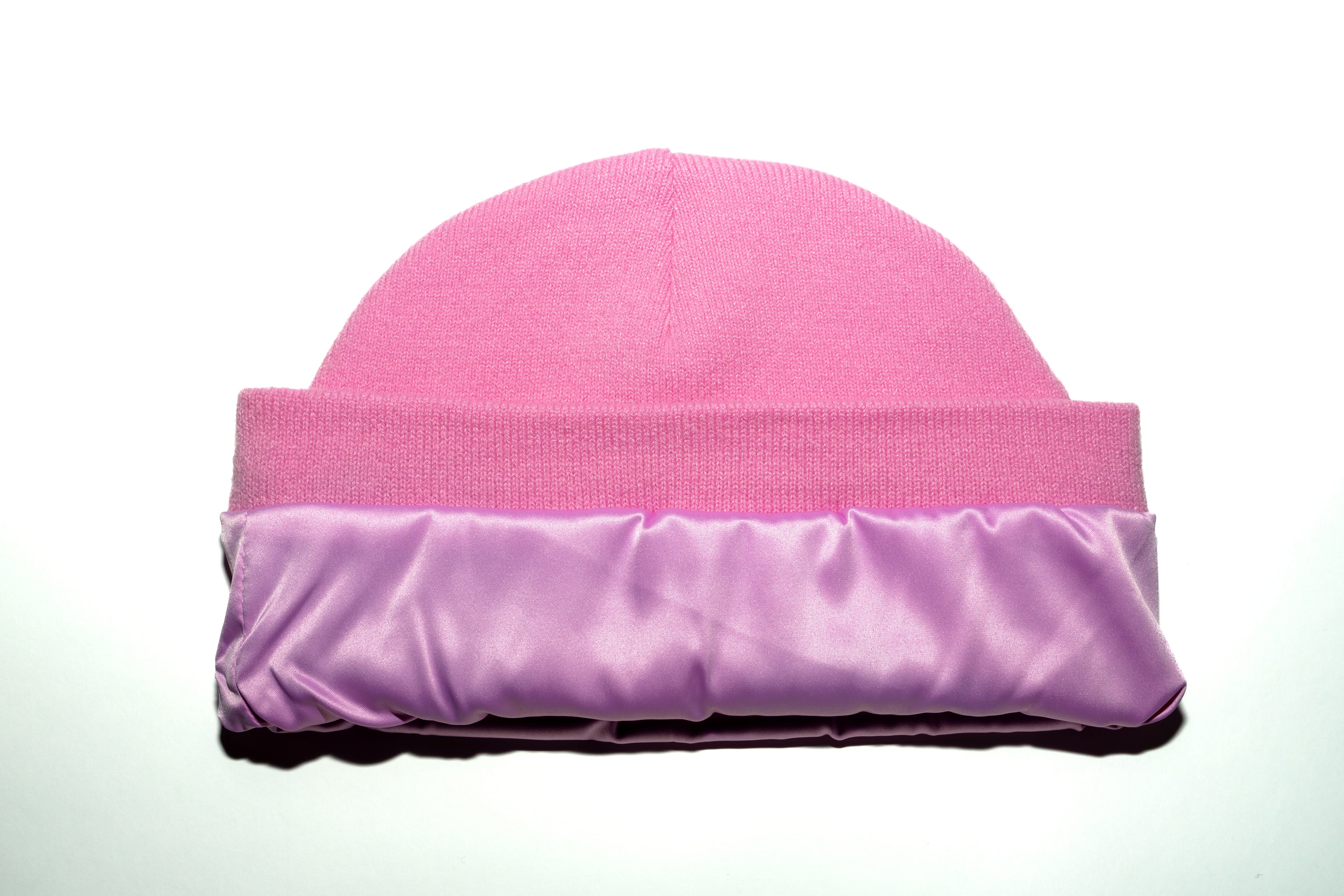 CONZTD® SATIN LINED BEANIE (Pink)