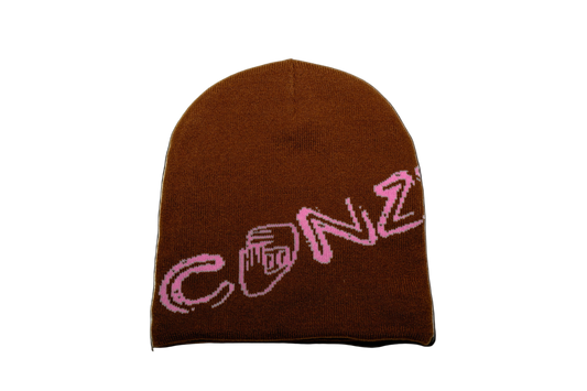 CONZTD®SATIN LINED BEANIE (Brown)