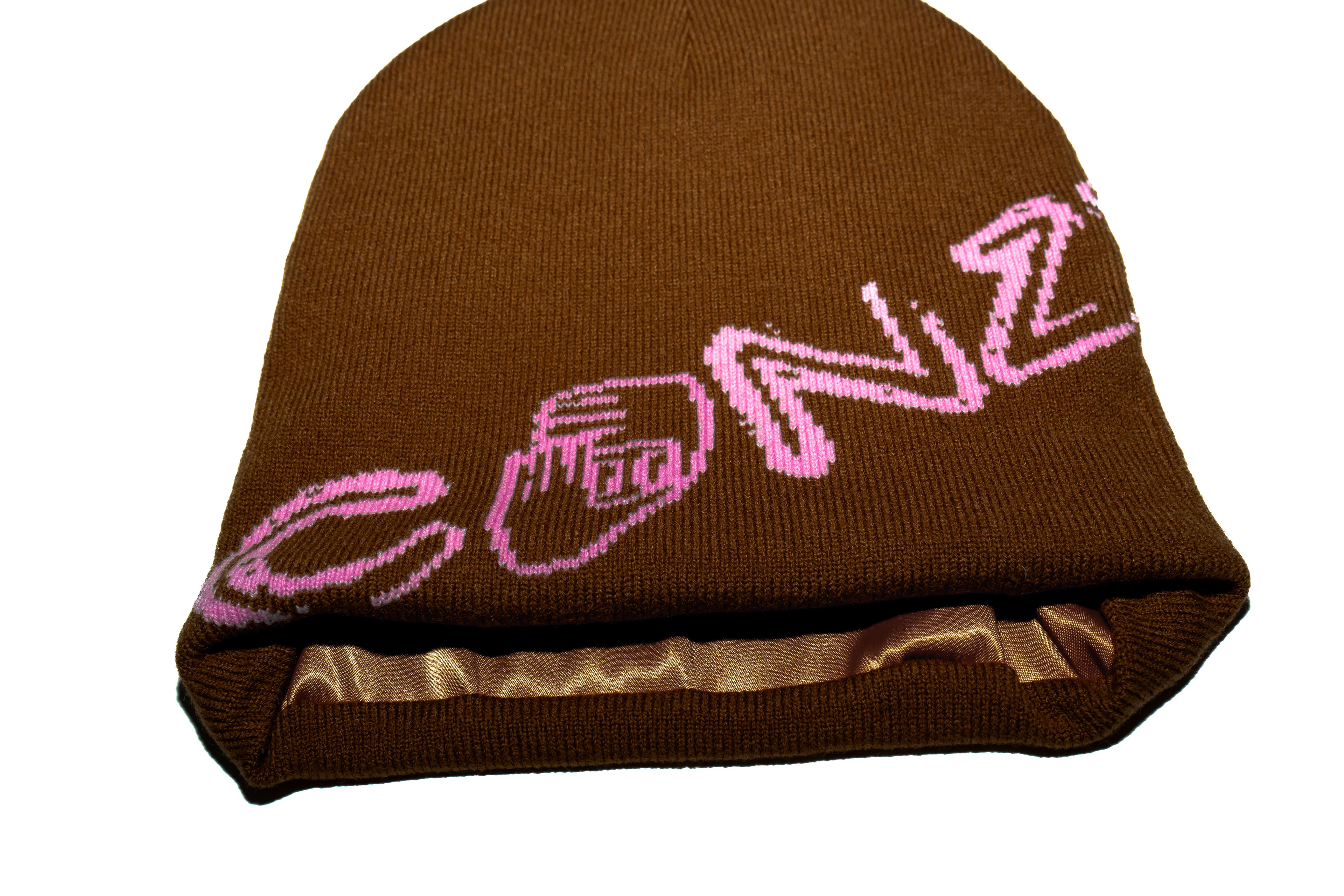 CONZTD®SATIN LINED BEANIE (Brown)